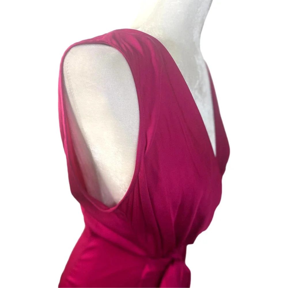 Diane Von Furstenberg Pink Midi Dress - Picture 9 of 13